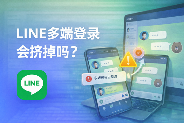 LINE 多端登录会挤掉吗？